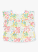 Blusa de satén de algodón con estampado floral para bebé niña CASABRINA / 22E1BFN1CHE811