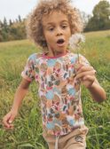 Camiseta con estampado tropical FICHEMAGE / 23E3PGD1TMC413