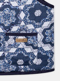 Chaleco azul y blanco, reversible y acolchado LEGILETTE / 24H2PFJ1CSM001