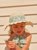 Sombrero de Paja con Cinta Estampada Floral Arena KLIBYETTE / 24E4PFR1CHA808