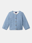 Greyish blue CARDIGAN LAROSALIE / 24H1BFS1CAR205
