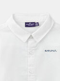 Camisa blanca con bordados KAEDMOND / 24E1BGL2CHM000