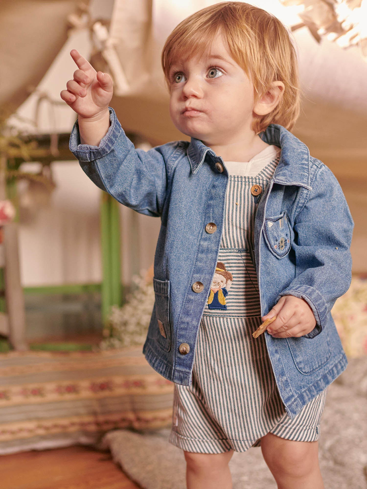 Chaqueta tejana bebe shop