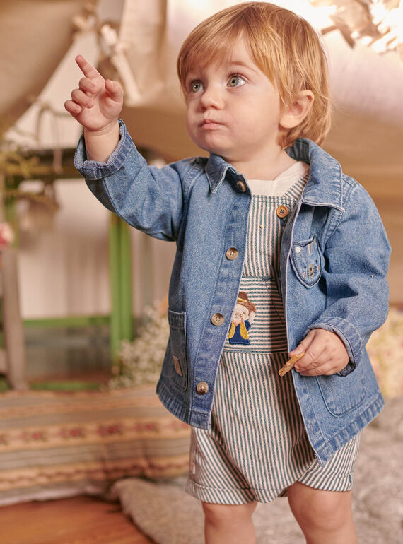 Chaqueta vaquera para bebé niño CAOSCAR / 22E1BGJ1GILP272
