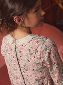 Vestido floral con cuello babero  LADEDETTE / 24H2PFQ1ROB001