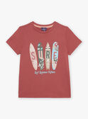 Camiseta con estampado de surf FISURFAGE / 23E3PGD2TMC303