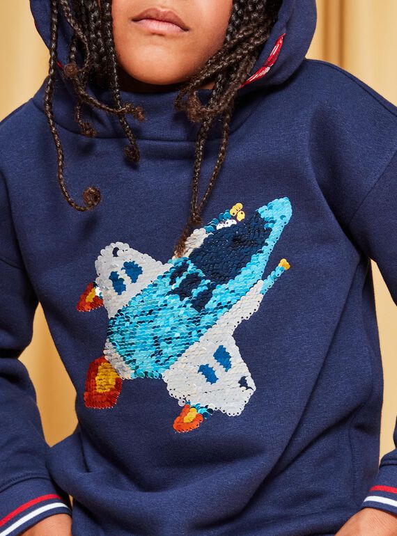Sudadera con capucha y estampado de cohete DOGRAGE 1 / 22H3PG82SWE070