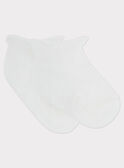Calcetines cortos de color blanco RUAFAETTE / 19E4PFF1SOB001
