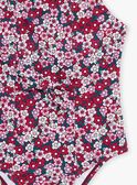 Bañador de color casis con estampado floral FRYCRETTE / 23E4PFM4D4KD302