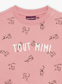 Sudadera vintage con estampado de animales FAGETIENNE / 23E1BGD2SWED332