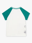 Camiseta cruda con estampado gráfico para niño COTICHAGE / 22E3PGM2TMC001