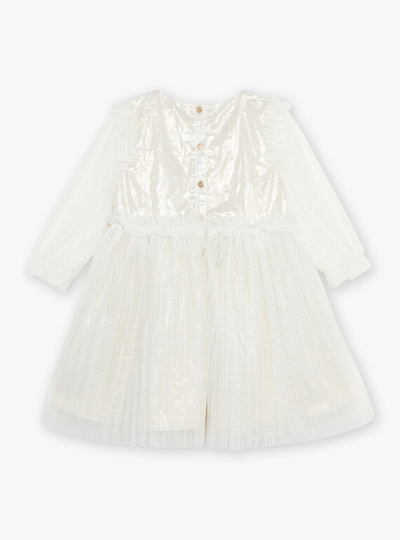 Vestido plisado de gasa DAEFETTE / 22H2PF61ROB005