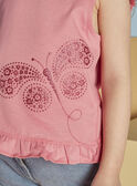 Camiseta de tirantes con estampado de mariposa para niña CAUJERETTE 1 / 22E2PFT4DEBD308