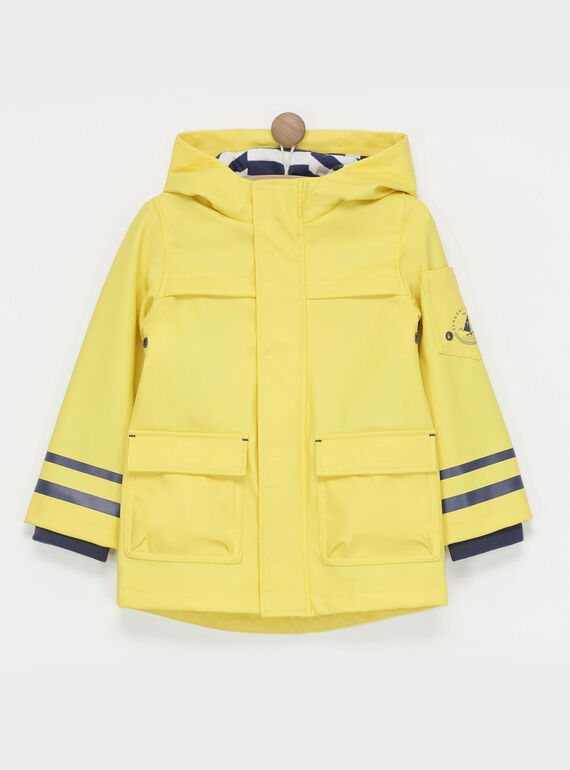 Impermeable de color amarillo RECIRAGE / 19E3PGD1IMPB108