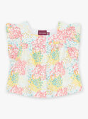 Blusa de satén de algodón con estampado floral para bebé niña CASABRINA / 22E1BFN1CHE811