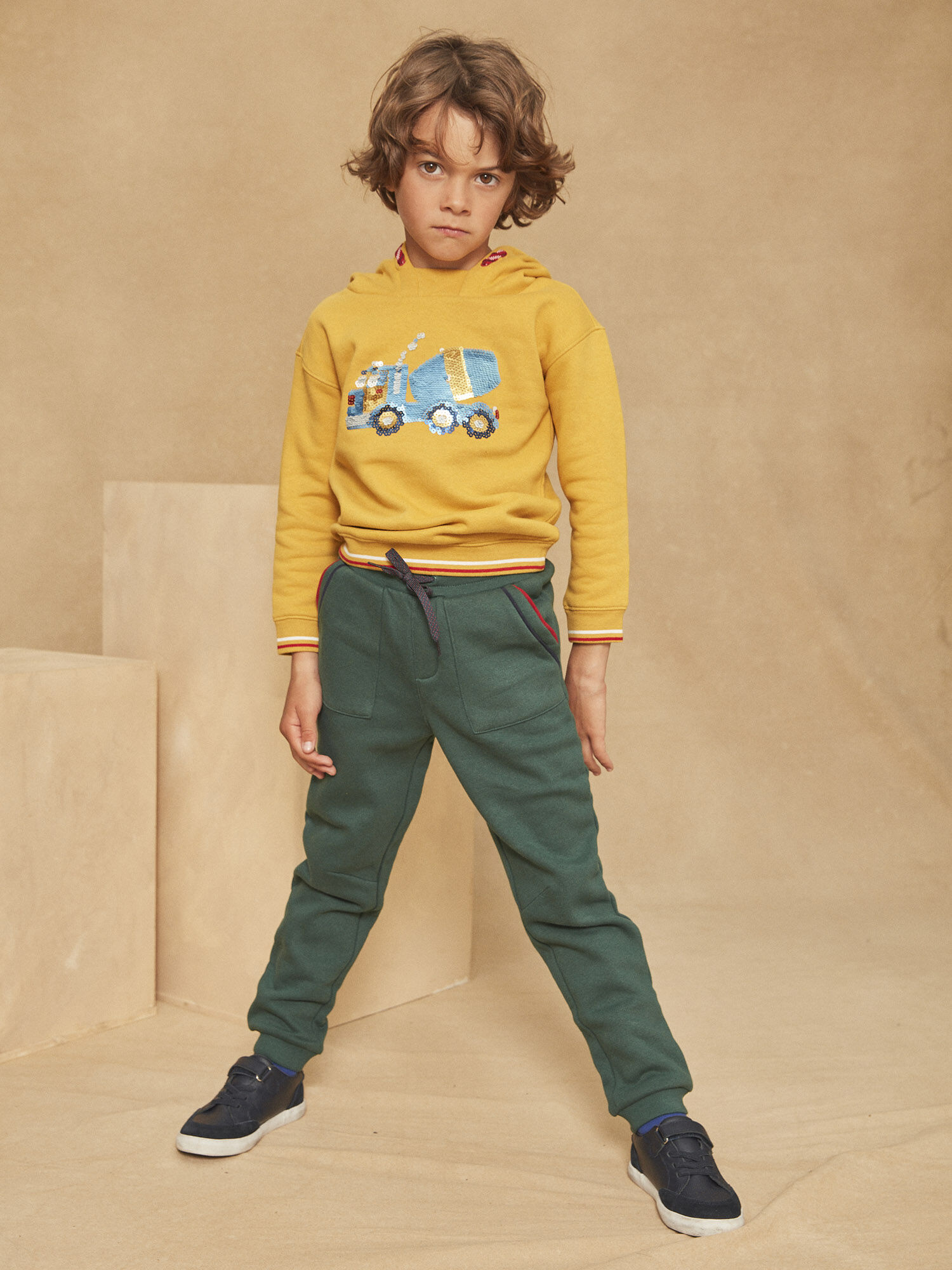 Chandal verde niño clearance