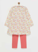 Camisón de color blanco y rosa REJIPETTE / 19E5PF72CHN000