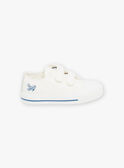 Zapatillas blancas con bordado de avión FEBASKAGE / 23N10PG21D16000