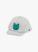 Gorra acolchada gris jaspeado FAROBIN / 23E4BGS1CHAJ920