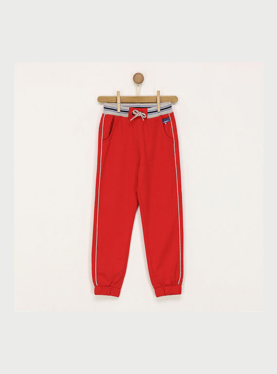 Pantalón de chándal de color rojo RABOTAGE 3 / 19E3PGB3JGB050