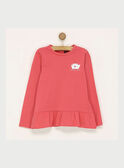 Camiseta de manga larga de color rosa RABAFETTE2 / 19E2PFB2TML303