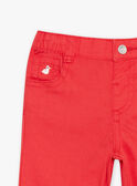 Pantalón de pana rojo FAKIAN / 23E1BGC2PAN410