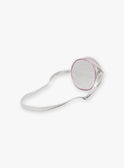 Bandolera redonda plateada con estampado de dálmata para niña BEBAGETTE / 21H4PF21BES956