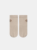 Calcetines lisos con cabeza de osito  LAFILOU / 24H4BGK2SOQ080