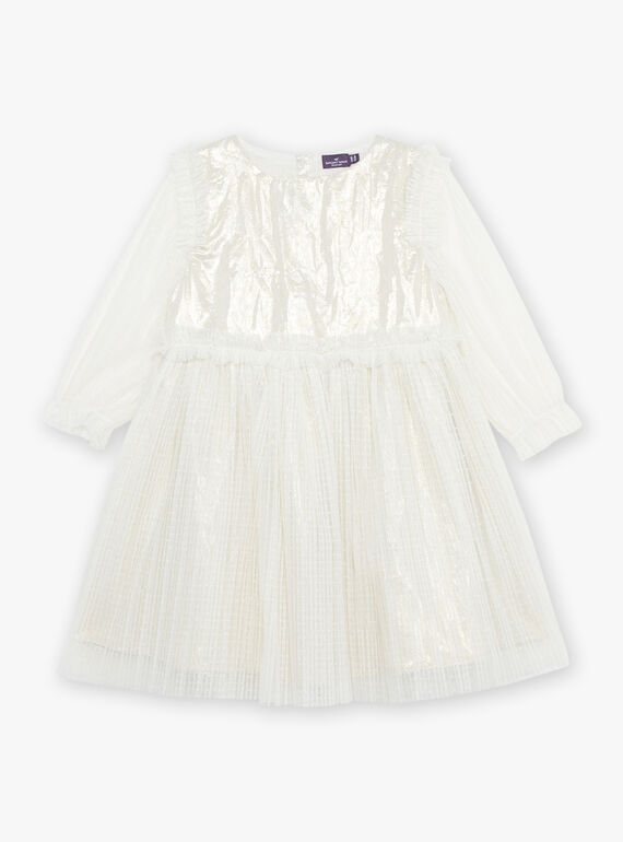 Vestido plisado de gasa DAEFETTE / 22H2PF61ROB005
