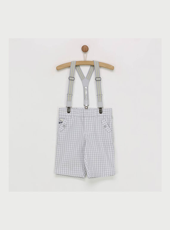 Bermudas de color gris RYXIAGE / 19E3PGS1BER904