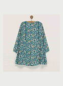 Vestido estampado de color verde RADYVETTE / 19E2PF61ROBG618
