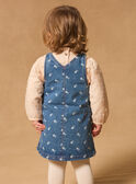 Casulla en tejido vaquero floral MABERTILLE / 25E1BF71CHSK005