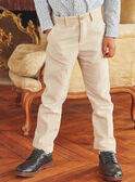 Pantalones de traje beige KRESAMAGE / 24E3PGL1PANA016