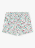 Short vaquero con estampado floral para niña CUISHOETTE / 22E2PFJ1SHO632