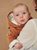 Chaqueta de recién nacido de pana color caramelo GOLVIN / 23H0CMB1VES420