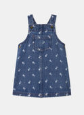 Casulla en tejido vaquero floral MABERTILLE / 25E1BF71CHSK005