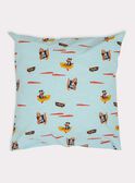 Juego de cama de color turquesa con estampado de piratas TIPARURPIR / 20EZEN74PLCC218