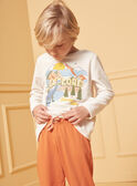 Pijama beige jaspeado LUIDINAGE / 24H5PG31PYJA011