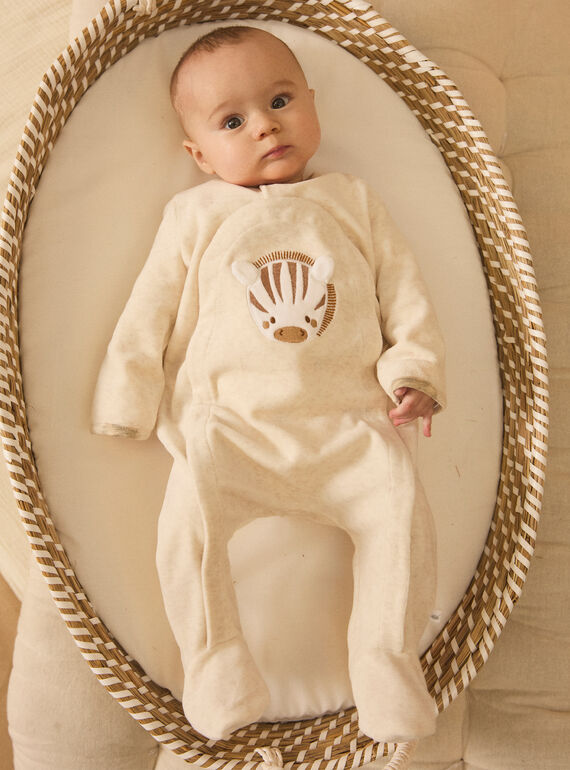 Pijama de cebra de terciopelo  MOSES / 25E0NG22GREA011