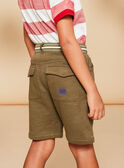 Bermudas caqui de muletón FRIMONAGE / 23E3PGK1BER628
