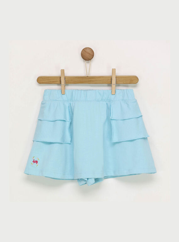 Falda de color celeste RADUDETTE 4 / 19E2PFL4JUP020