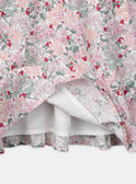 Vestido floral con cuello babero  LADEDETTE / 24H2PFQ1ROB001