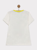 Camiseta de manga corta de color blanco ROSIAGE / 19E3PGM3TMC001