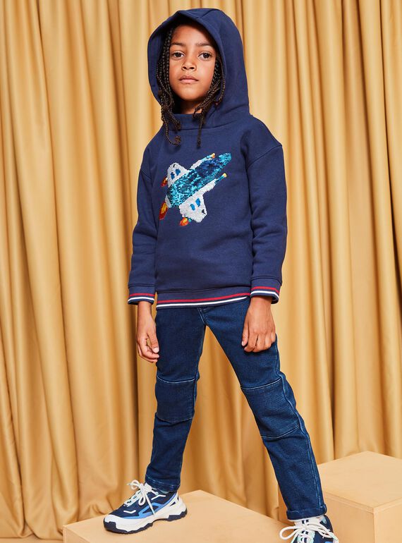 Sudadera con capucha y estampado de cohete DOGRAGE 1 / 22H3PG82SWE070