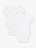 Pack de 2 bodis a juego con tortugas para recién nacido unisex COROL / 22E0NMI1BOD000
