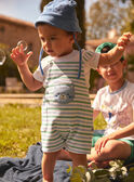 Pantalón con peto corto verde LABASILE / 24H1BGI2SACG624