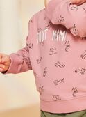 Sudadera vintage con estampado de animales FAGETIENNE / 23E1BGD2SWED332