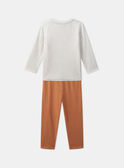 Pijama beige jaspeado LUIDINAGE / 24H5PG31PYJA011