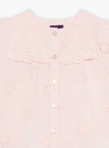 Blusa nude de doble gasa de algodón FAURSULA / 23E1BFP1CHED319
