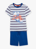 Conjunto de playa de color crudo, azul y rojo para niño CYOPLAGE3 / 22E3PGS4ENS001